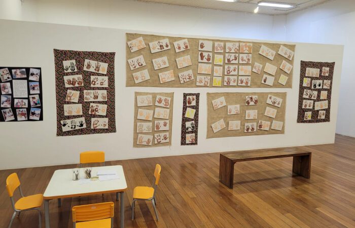 Obras feitas por crianças de Cmei em Vitória são expostas no Museu do Negro