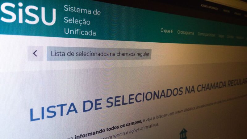 Lista de aprovados no Sisu 2023 é divulgada