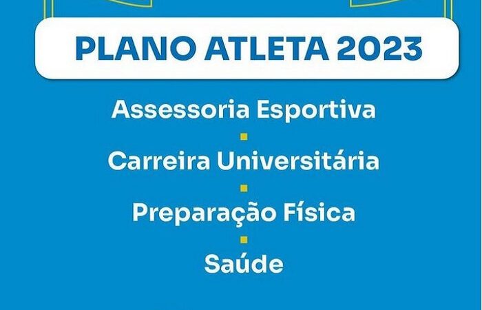 Plano Atleta 2023: edital publicado e inscrições abertas a partir de 20 de julho