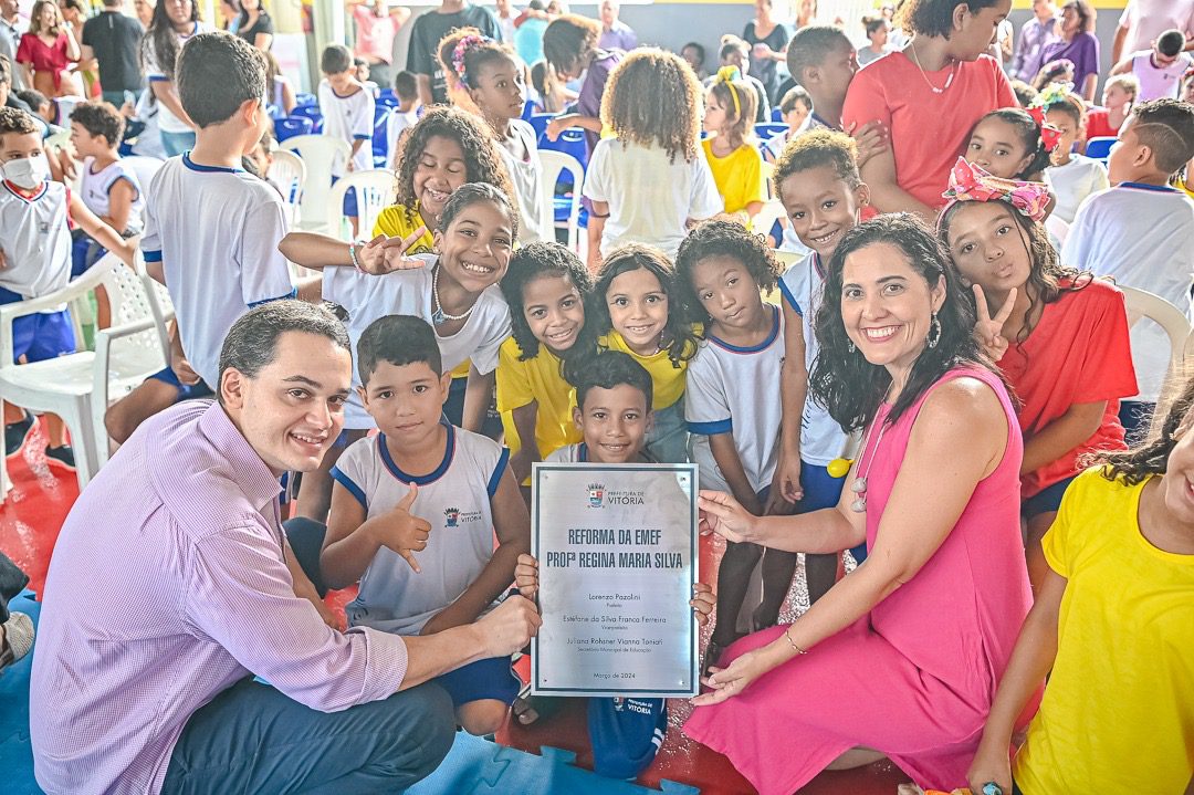 Pazolini inaugura a nova EMEF Regina Maria Silva