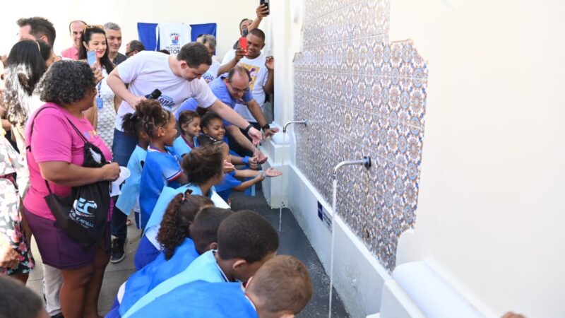 Pazolini Revive o Chafariz da Capixaba no Centro da Cidade
