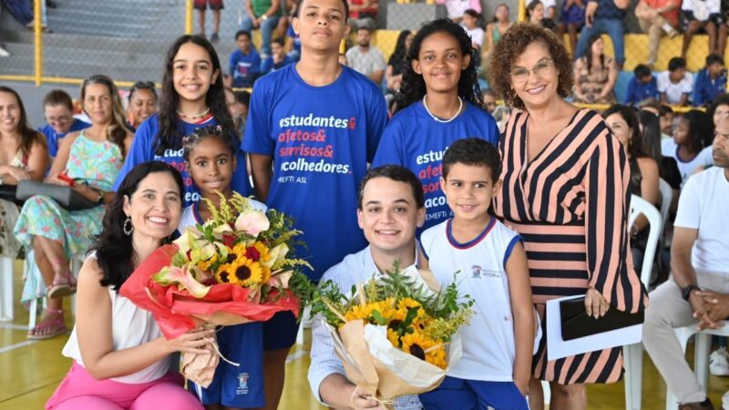 Avanços na Infraestrutura Escolar: Pazolini Entrega Reforma e Climatização na Emef TI Anacleta Schneider Lucas