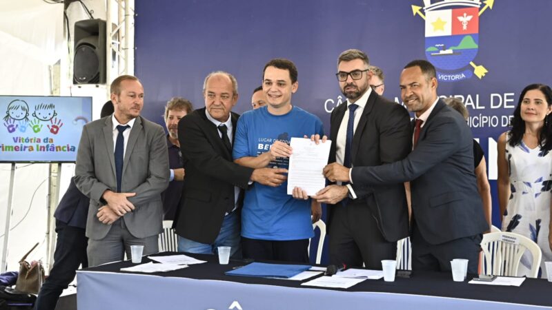Pazolini envia Plano Municipal pela Primeira Infância à Câmara