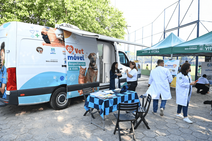 PMV Recebe Vetmóvel para Atendimento de Pets dos Bairros Vizinhos