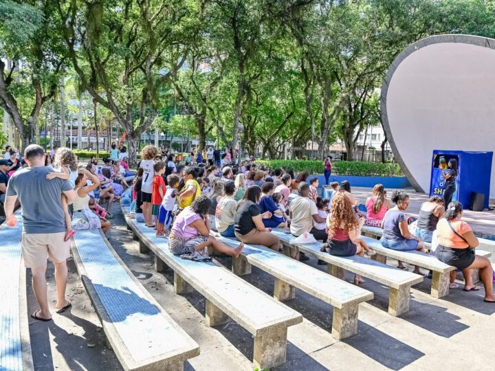 Pazolini participa de manhã especial no Parque Moscoso com crianças do Cmei Ernestina Pessoa