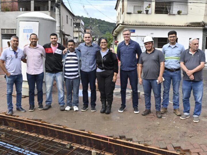 Pazolini visita obra da 2ª fase da Nova Orla da Grande São Pedro