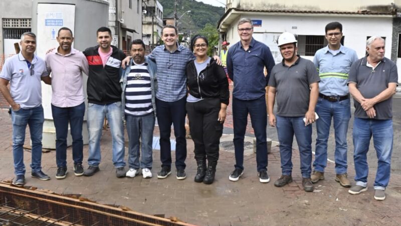 Pazolini visita obra da 2ª fase da Nova Orla da Grande São Pedro