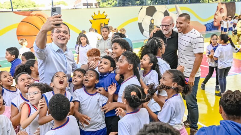 Vitória com Você: Pazolini acompanha últimos preparativos antes da entrega da nova EMEF Marieta Escobar