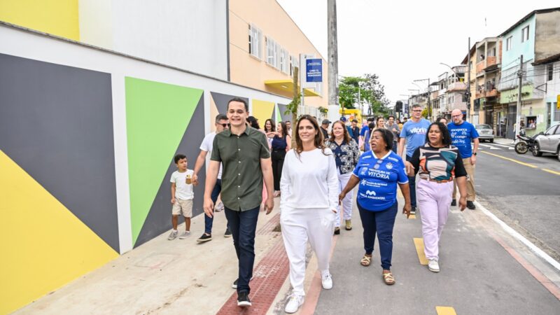 Vitória 474 anos: CMEI em tempo integral Sebastião Perovano é entregue no bairro Jabour