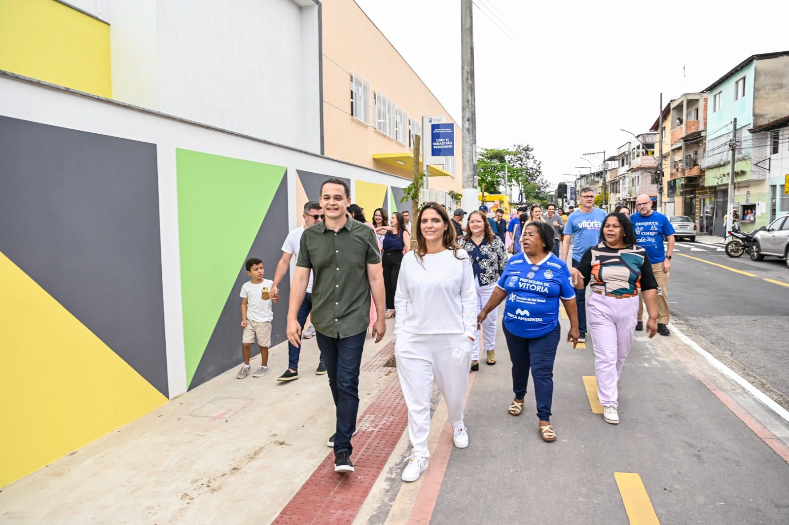 Vitória 474 anos: CMEI em tempo integral Sebastião Perovano é entregue no bairro Jabour