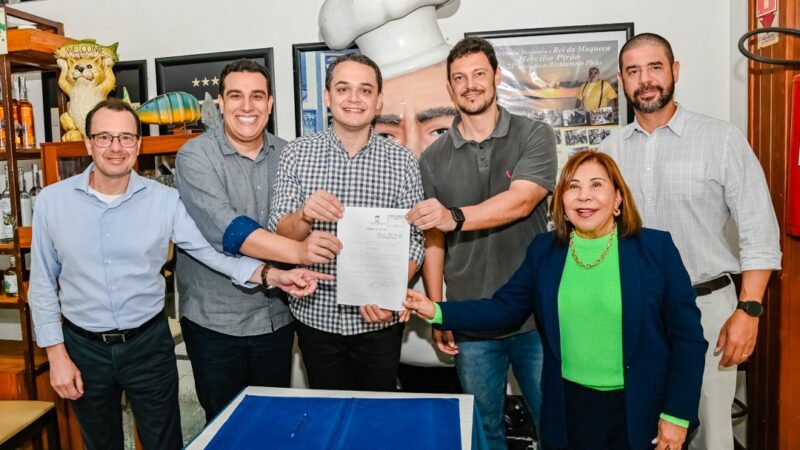 Pazolini homenageia Hercílio Alves da Silva Filho, Pirão” e cria novo polo gastronômico