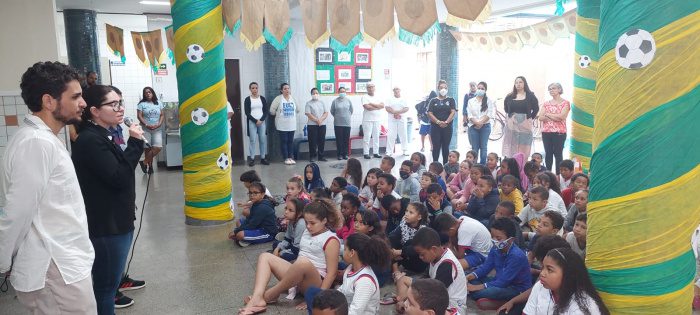 Comunidade escolar em São Pedro se encanta com gentileza e cultura da paz