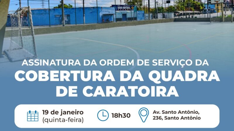 Nesta quinta-feira (19) Pazolini assina Ordem de serviço em Caratoíra