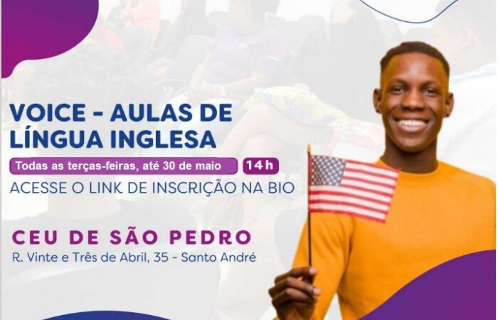 Oficina de inglês faz sucesso na Casa da Juventude em São Pedro