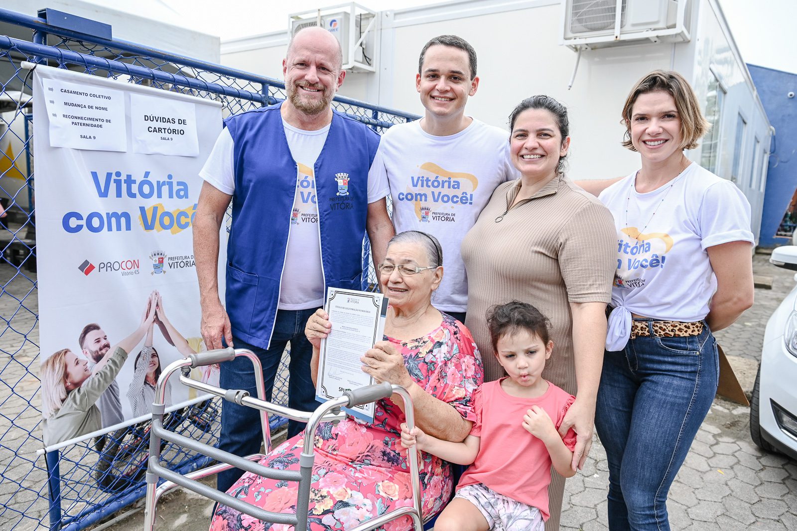 Vitória com Você impacta a vida de 5 mil pessoas na região da Grande São Pedro com seus serviços de atendimento.