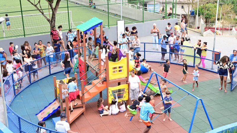 O bairro Santa Martha ganha um novo “Parque Kids” para proporcionar diversão à garotada.