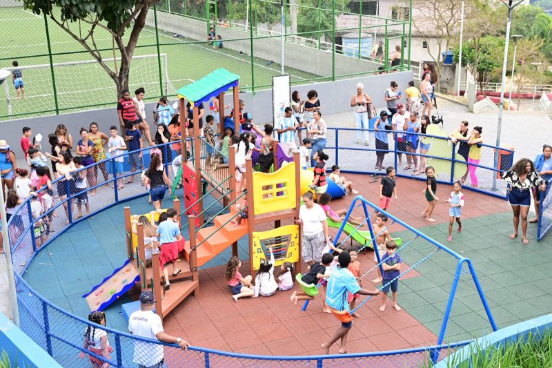 O bairro Santa Martha ganha um novo “Parque Kids” para proporcionar diversão à garotada.