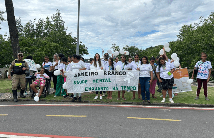 Caminhada Promove Saúde Mental: Acolhidos de Abrigo em Vitória Participam da Campanha Janeiro Branco