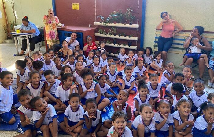 Educação infantil mergulha em aprendizados sobre água e nascentes