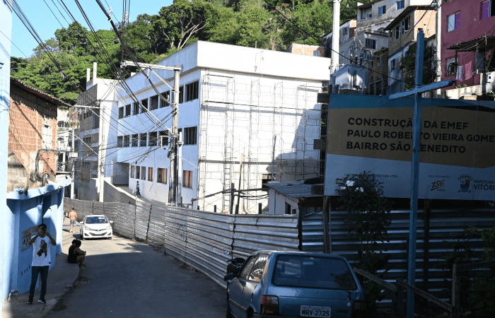 Finalização das Obras da Nova Sede da Emef Paulo Roberto Vieira Gomes