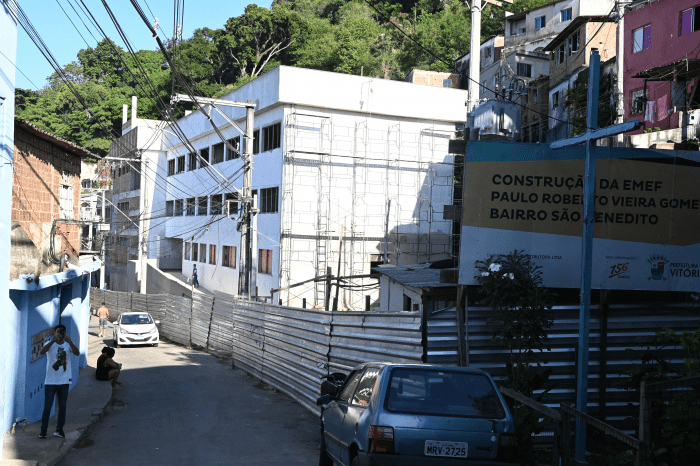 Finalização das Obras da Nova Sede da Emef Paulo Roberto Vieira Gomes