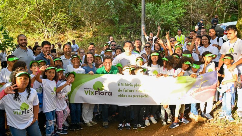 Crianças Contribuem para Preservação da Mata Atlântica no Parque da Fonte Grande