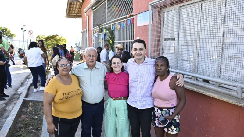 Avanço rápido na construção do Parque Kids no Bairro Conquista, mais uma obra de Pazolini