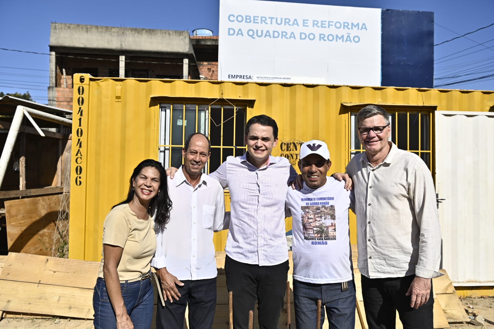 Pazolini Acompanha Obras de Nova Quadra Poliesportiva no Bairro Romão