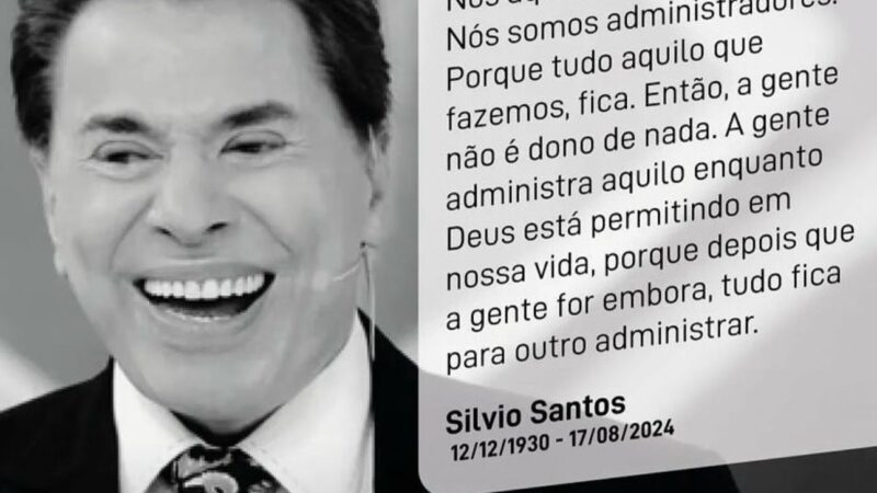 Silvio Santos, símbolo da TV brasileira, morre aos 93 anos