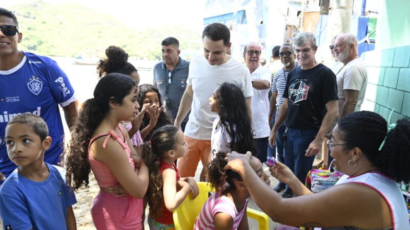 Pazolini entrega Parque Kids e área de exercícios multifuncionais em Jesus de Nazareth