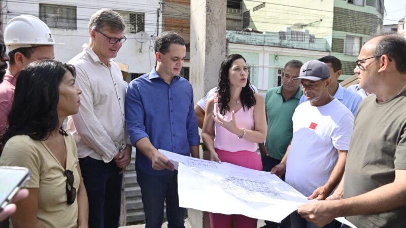 Marco na educação pública Capixaba: Pazolini visita obra da EMEF São Vicente de Paulo, no Centro de Vitória