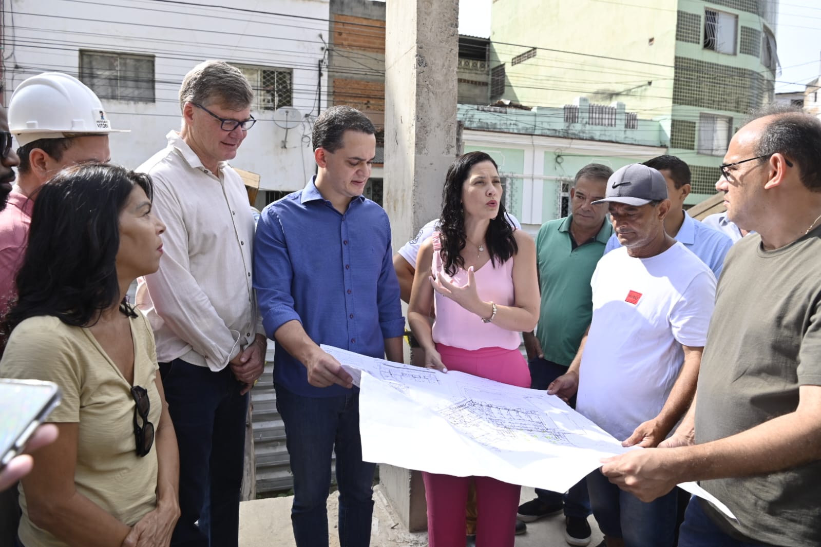 Marco na educação pública Capixaba: Pazolini visita obra da EMEF São Vicente de Paulo, no Centro de Vitória